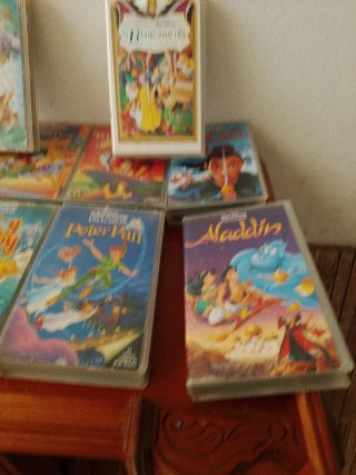 Lote 10 Películas Clásicos Disney VHS