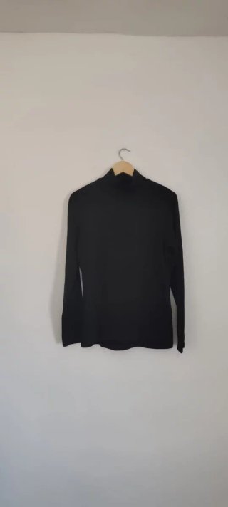 Camiseta cuello alto negra Talla XXL/XXXL