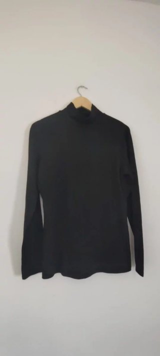 Camiseta cuello alto negra Talla XXL/XXXL