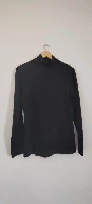 Camiseta cuello alto negra Talla XXL/XXXL