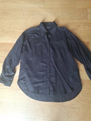 Camisa negra Stradivarius