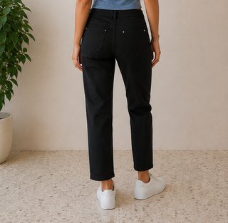 Pantalón Inextenso Talla 42 Negro