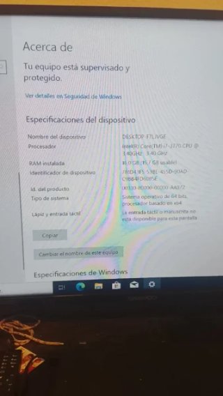 Torre PC Tacens con Windows 10 pro