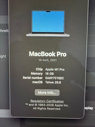 MacBook Pro M1 Pro 14 2021 512GB