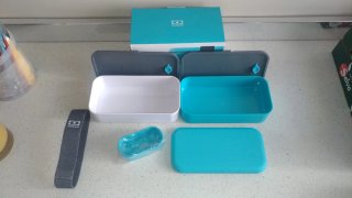Monbento Lunge Box Teal/Bianco