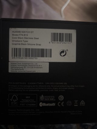 Reloj Huawei Negro