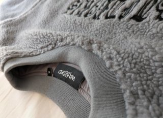 Sudadera Wasted Paris Gris Borreguito
