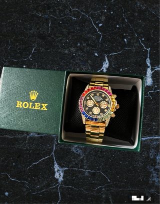 Rolex Daytona Rainbow Oro Diamantes Reloj Lujo