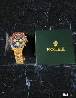 Rolex Daytona Rainbow Oro Diamantes Reloj Lujo