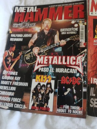 Revistas metal hammern° 119 metal shock 173y 189 m