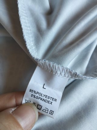 Vestito lungo svasato effetto jeans