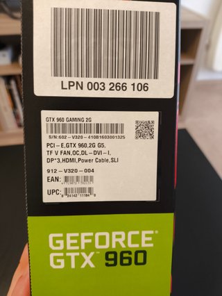 MSI GeForce GTX 960 2GB Gaming