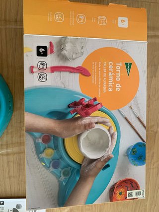 Torno de Cerámica Infantil Taller Alfarería