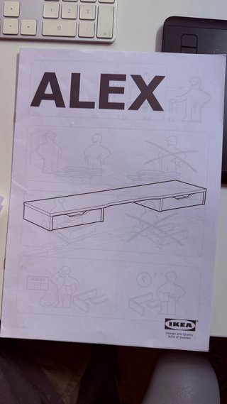 Elevador Monitor IKEA ALEX 2 Cajonesi