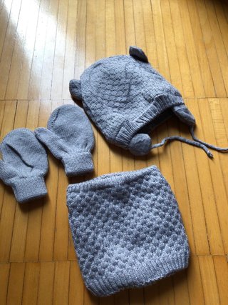 Set cappello scaldacollo guanti bimbo #326-6