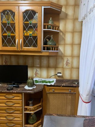 Cocina Rústica Madera y Mármol