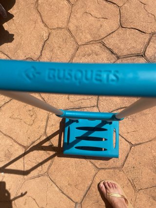 Carrito Busquets azul con ruedas