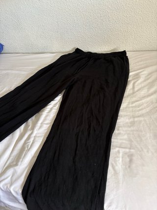 Pantalón de lino negro
