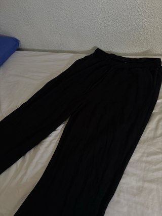Pantalón de lino negro