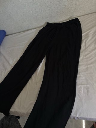 Pantalón de lino negro