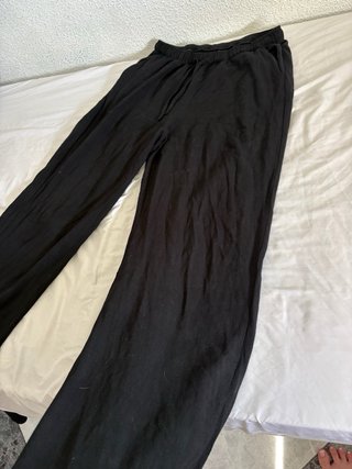 Pantalón de lino negro