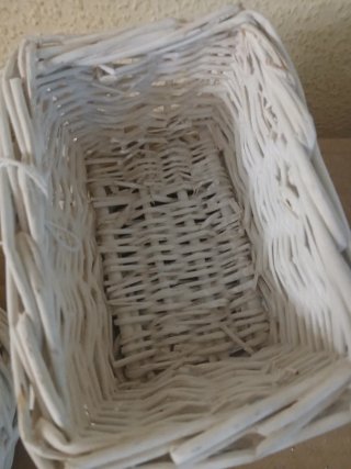Conjunto posavasos de mimbre