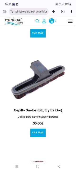 Cepillo suelo Rainbow