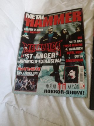 Revistas metal hmmer n° 185,188,187