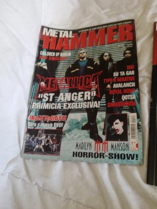 Revistas metal hmmer n° 185,188,187