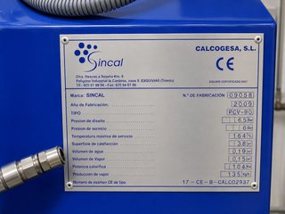 GENERADOR DE VAPOR/CALDERA SINCAL PCV-90