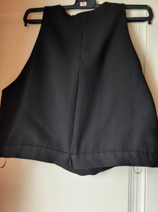 Blusa crop top Zara