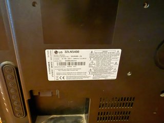 Televisión LG Negra 32”