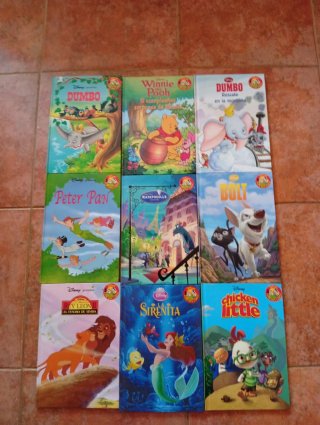 Lote 9 libros: Disney Club del Libro - Salvat