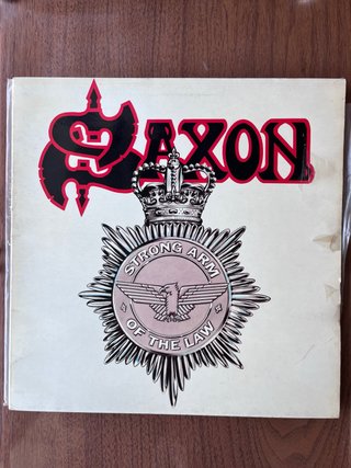Vinilo Saxon The Strong Arm Of The Law