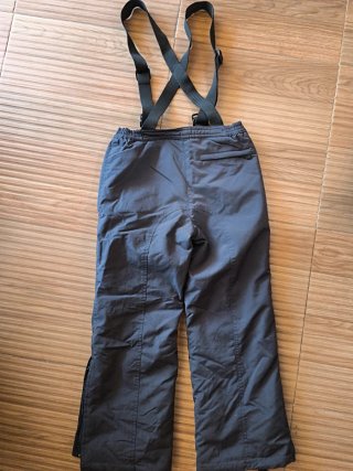 Pantalón de esquí negro con tirantes