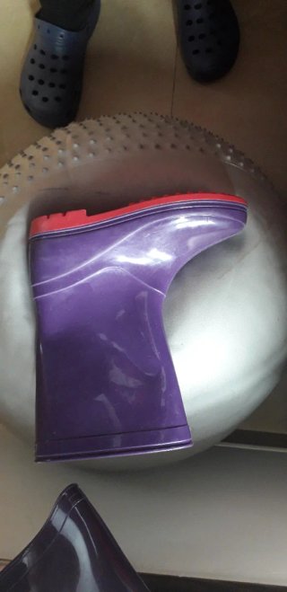 Botas de agua rojas talla 36