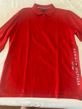 Polo Tommy Hilfiger Rojo Talla 176 o S