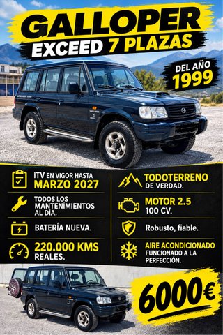 Hyundai Galloper 7 plazas
