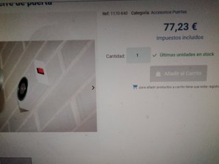 Electroimán Puertas Incendios 24VDC