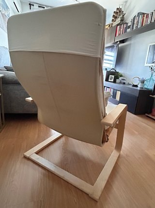 Mecedora Ikea Tela y Madera