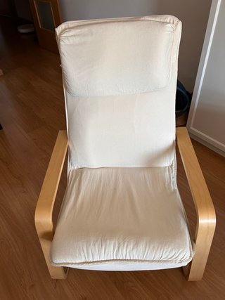 Mecedora Ikea Tela y Madera