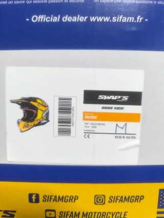 Casco infantil Swaps