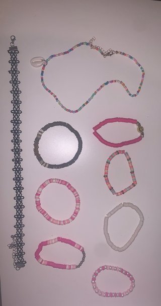 Collar y pulseras Shein