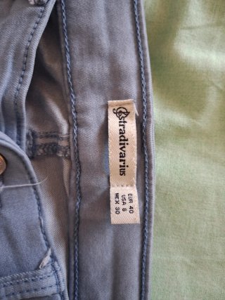 Stradivarius Jeans Skinny Celeste