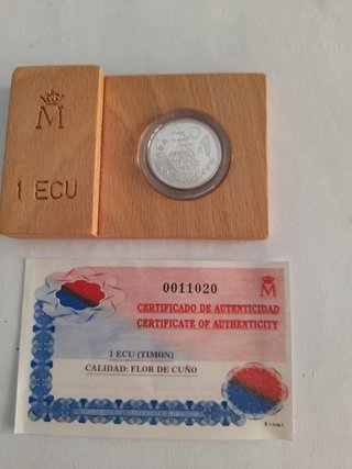 Serie ECUS 1996 Plata 925 - 3 valores