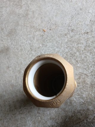 Manguito Latón Greiner PE 63mm