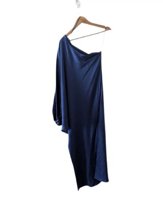 Vestido Zara Asimétrico Talla M Azul