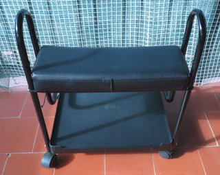 Banco/Sillón Pedicura Auxiliar Negro