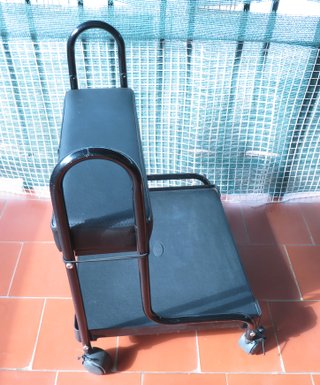 Banco/Sillón Pedicura Auxiliar Negro