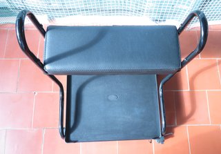 Banco/Sillón Pedicura Auxiliar Negro